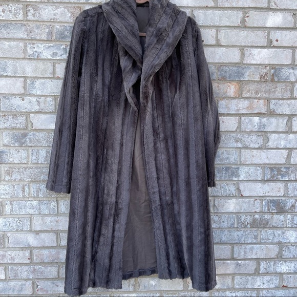 Slinky Brand Faux Fur Winter Coat 
